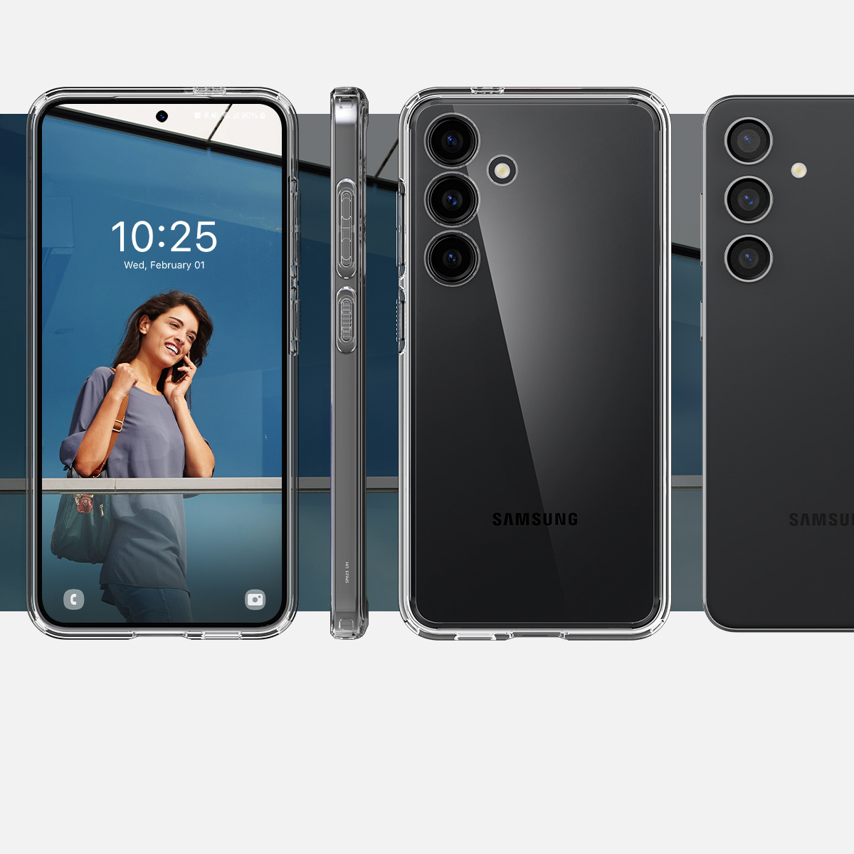Etui Spigen Ultra Hybrid do Galaxy S24 Plus, przezroczyste